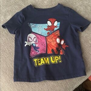 Marvel Team Up Kids Short Sleeve Tee - Blue